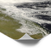 Tropische cycloon Ivan over Madagascar Poster (Hoek)