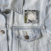 Tropische cycloon Ivan over Madagascar Vierkante Button 5,1 Cm (In situ)