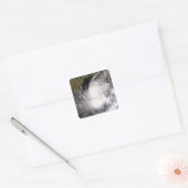 Tropische cycloon Nargis Vierkante Sticker (Envelop)