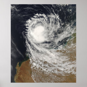 Tropische cycloon Ophelia uit Australië Poster