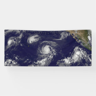 Tropische cyklonen spandoek