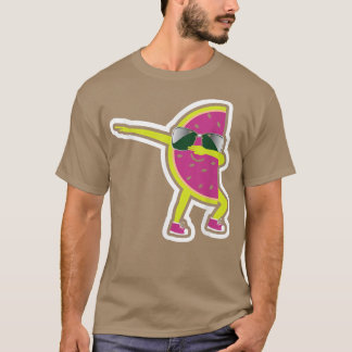 Tropische dabbing Watermeloen Hallo Summer Veg T-shirt