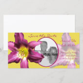 Tropische Dagelijkse Save the Date (Voorkant / Achterkant)