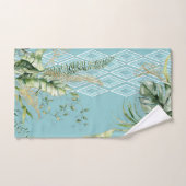 Tropische diamanten bad handdoek (Handdoek)