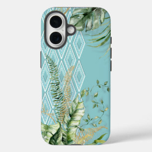 Tropische diamanten iPhone 16 hoesje