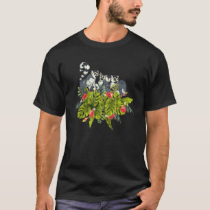 Tropische dierentuin Sifakas Madagascar aap Lemu T-shirt