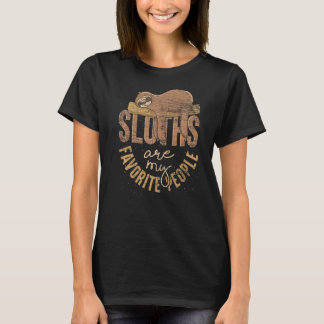 Tropische diersleuven zijn mijn favoriete mensen t-shirt