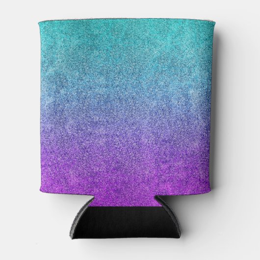 Tropische Dok Glitter Gradiënt afslaan Blikjeskoeler (Voorkant)