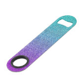 Tropische Dok Glitter Gradiënt Speed Flessenopener (Voorkant Gekanteld)