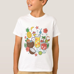 Tropische Dranken – Cute Summer Cocktail Boy T-Shi T-shirt