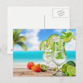 Tropische Drinken Briefkaart (Voorkant / Achterkant)