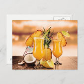 Tropische Drinken Briefkaart (Voorkant / Achterkant)