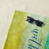 Tropische Drinken Duw extra grote handdoek (In situ)