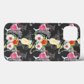 Tropische Drinken met dieren Case-Mate iPhone Case (Achterkant (horizontaal))