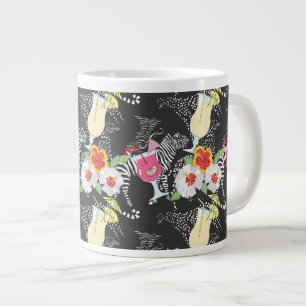 Tropische Drinken met dieren Extra Grote Mok