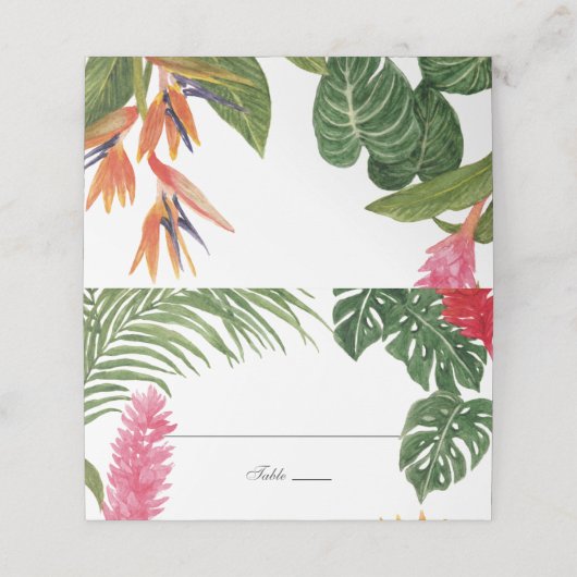 Tropische droom (Buitenkant ongevouwen)