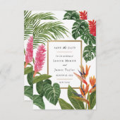 Tropische Droom Save The Date (Voorkant / Achterkant)