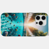 Tropische Eiland Paradijs Telefoonhoesje Case-Mate iPhone Case (Achterkant (horizontaal))