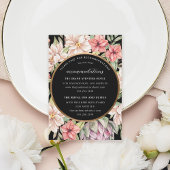 Tropische Eiland Pastel Bloemige Accommodaties Informatiekaartje