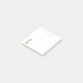 Tropische eilanden en palmbomen gepersonaliseerd post-it® notes (Schuin)