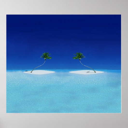 Tropische eilanden poster (Voorkant)