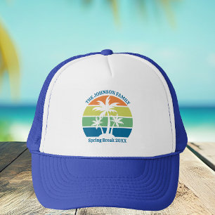 tropische eilandreis Palmbomen Trucker Pet