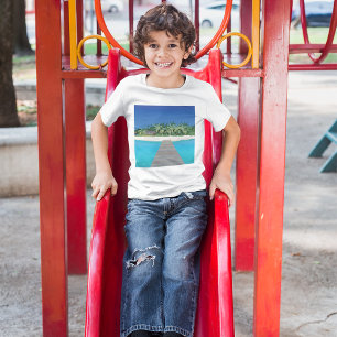 Tropische eilandvakantie Schilderachtig landschap T-shirt