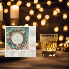 Tropische Elegantie Coined Cocktail Servet