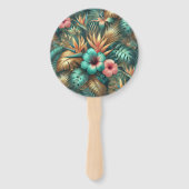 Tropische elegantie fans handwaaier (Voorkant)