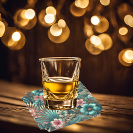 Tropische elegantie kartonnen onderzetters