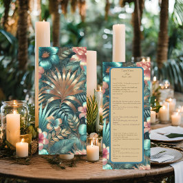 Tropische elegantie menu