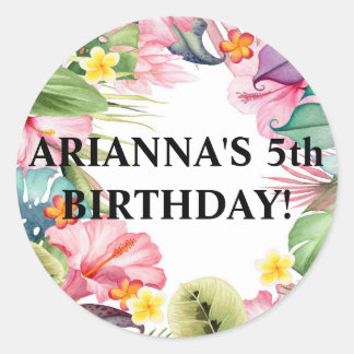 Tropische envelop afdichting Sticker