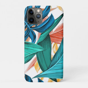Tropische exotische palmbladeren iPhone 11 pro hoesje