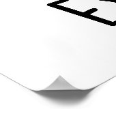 Tropische Eye-land Funny Island Pun Poster (Hoek)