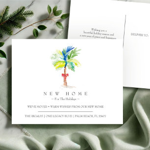 Tropische Feestdagen Nieuwe startaankondiging Briefkaart