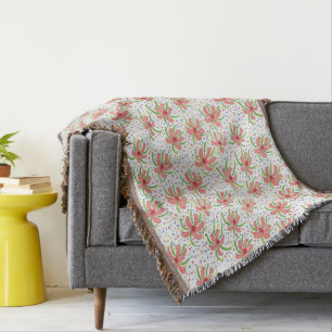 Tropische Fiesta-bloemen Deken