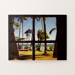 Tropische Fiji Beach Scene 11x14 30pc jpcnm Legpuzzel