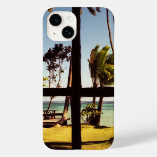 Tropische Fiji Beach Scene IPHCNM Case-Mate iPhone 14 Hoesje
