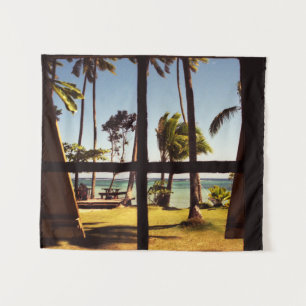 Tropische Fiji Beach Scene WTCNM Wandkleed