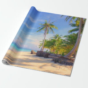 Tropische Filipijnen strand Palm Paradise Cadeaupapier