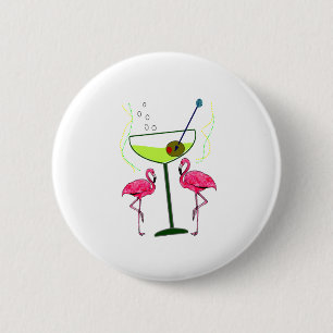 Tropische Flamingo Art Gifts Ronde Button 5,7 Cm