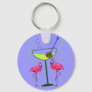 Tropische Flamingo Art Gifts Sleutelhanger