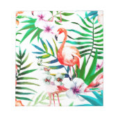 Tropische flamingo art. notitieblok (Voorkant)