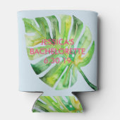 Tropische Flamingo Bachelorette Koelbox Koozie (Achterkant)