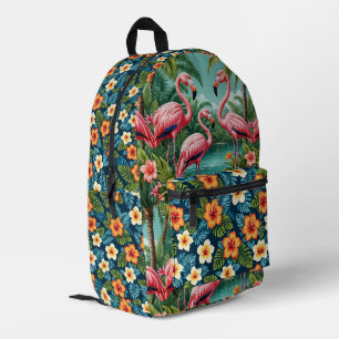 Tropische Flamingo Hawaiian vakantie rugzak