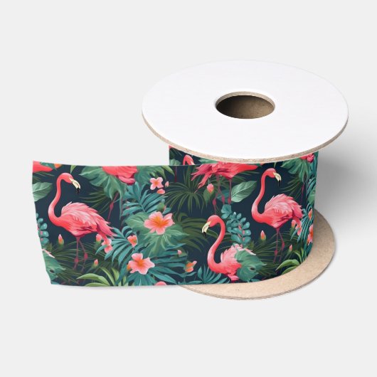 Tropische Flamingo Lint (Spoel)