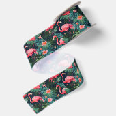 Tropische Flamingo Lint (Achterkant)