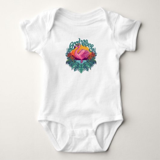 Tropische Flamingo Romper (Voorkant)