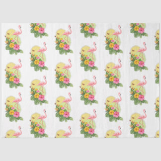Tropische Flamingo Serie Design 11 Tissuepapier