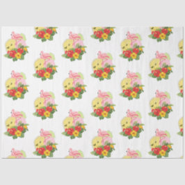 Tropische Flamingo serie ontwerp 13 Tissuepapier